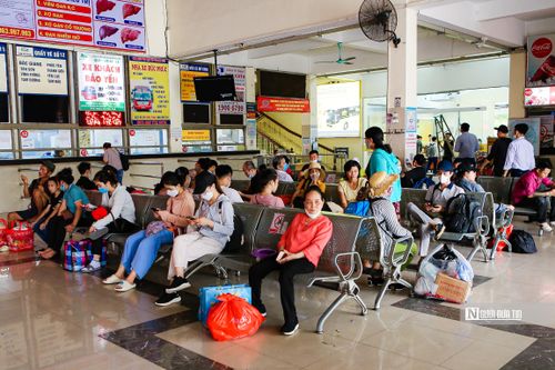 Theo đó, từ 15h, các bến xe như Mỹ Đình, Giáp Bát bắt đầu có đông hành khách xếp hàng chờ mua vé và chờ xe tại sảnh. Tại Bến xe Mỹ Đình, các xe tuyến từ Hà Nội đi tỉnh Nam Định, Ninh Bình, Thái Bình, Thanh Hóa… đều kín chỗ ngay khi xuất bến.