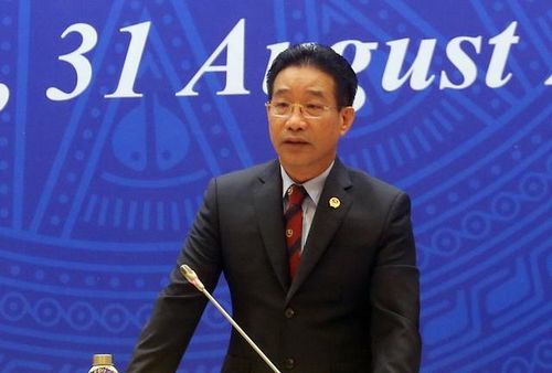 Ông Phạm Thanh Hà thông tin tới báo chí về đợt đặc xá năm 2022.