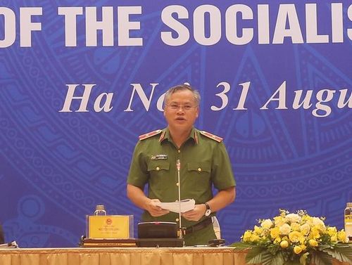 Thứ trưởng Bộ Công an Nguyễn Văn Long trả lời các vấn đề báo chí quan tâm.