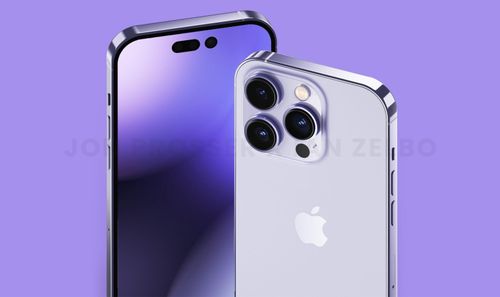  Ảnh dựng của iPhone 14 Pro dựa trên tin đồn về dải khuyết mới. Ảnh: Jon Prosser. 