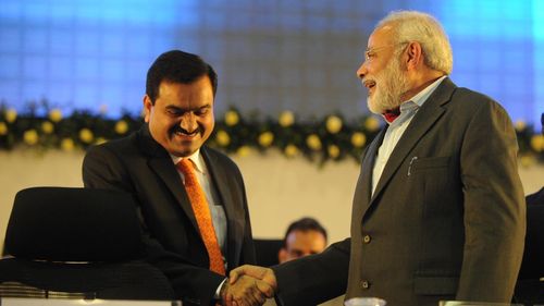 Ông Adani và Thủ tướng Modi. Ảnh: Getty Images.