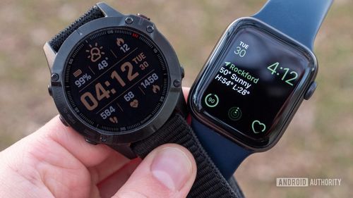 Apple Watch Pro được kỳ vọng giúp Apple thu hẹp khoảng cách với Garmin trong phân khúc đồng hồ thông minh cao cấp. Ảnh: Android Authority.