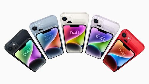 iPhone 14 và iPhone 14 Plus có nhiều màu và các mức dung lượng 128GB, 256GB và 512GB. Ảnh: Apple.