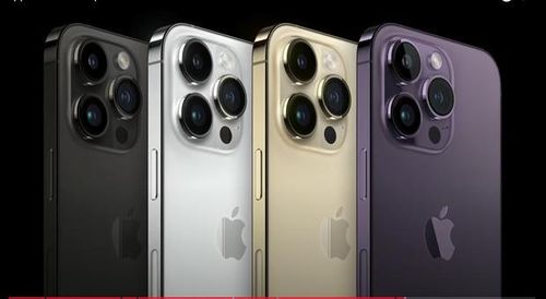 Các màu của iPhone 14 Pro và 14 Pro Max. (Ảnh chụp màn hình)