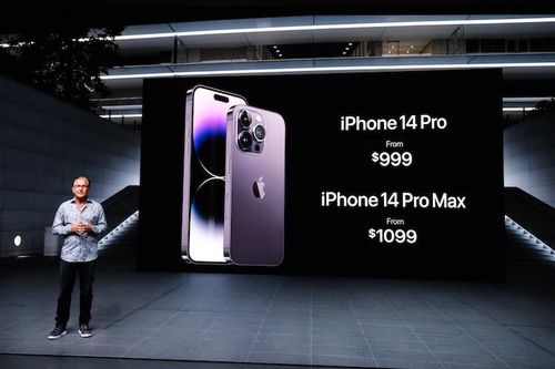 Các mẫu iPhone 14 Pro và iPhone 14 Pro Max. Ảnh: apple.com
