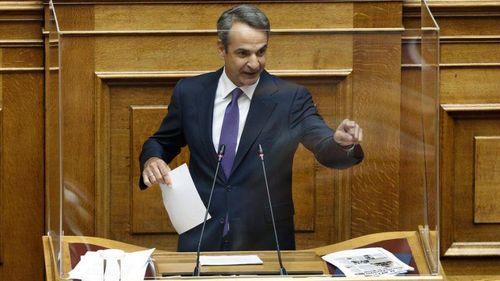 Thủ tướng Hy Lapj Kyriakos Mitsotakis. Ảnh: EPA-EFE