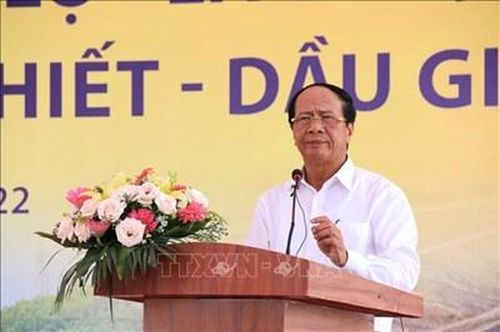 Phó thủ tướng Chính phủ Lê Văn Thành phát biểu chỉ đạo tại lễ phát động.
