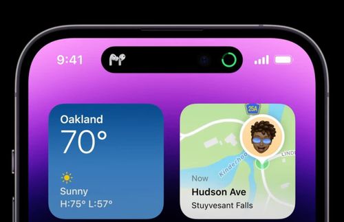  Tính năng Dynamic Island là điểm nổi bật nhất của bộ đôi iPhone 14 Pro. Ảnh: Apple. 