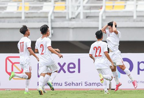 U20 Việt Nam có cơ hội rất lớn để giành vé dự vòng chung kết U20 Châu Á. Ảnh: VFF