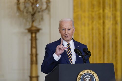 Ông Biden một lần nữa nói "Có" khi được hỏi về khả năng Mỹ bảo vệ Đài Loan. Ảnh: AP.