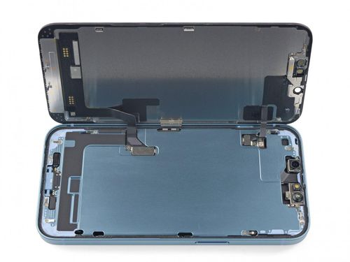 iPhone 14 có thể được tháo từ mặt lưng. Ảnh: iFixit.