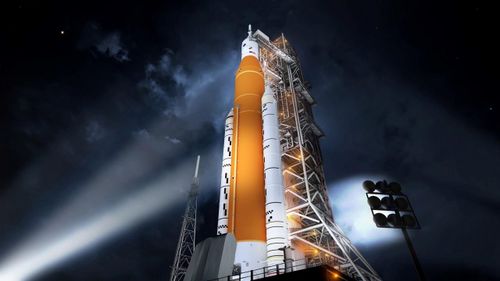 NASA đang chuẩn bị phóng tên lửa thực hiện Nhiệm vụ Artemis I. (Nguồn: technologyreview.com)