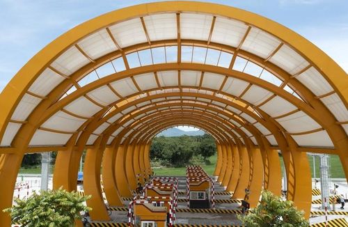 100% các cửa đều được trang bị thu phí tự động không dừng.