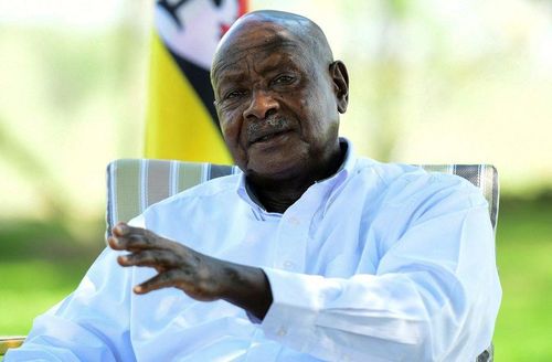 Tổng thống Uganda Yoweri Museveni. Ảnh: Reuters.