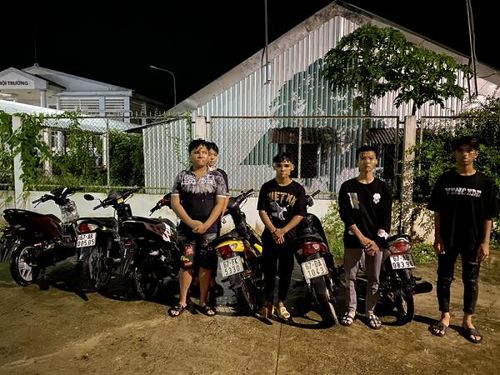 Các đối tượng bị bắt giữ.