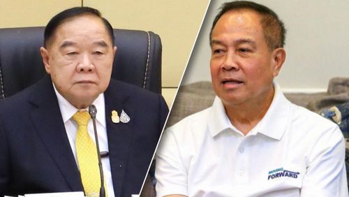 Ông Wongsuwan (trái) đang gây áp lực lên chủ tịch FAT