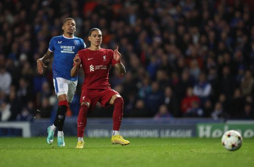 Tân binh Nunez ghi bàn đầu tiên cho "The Kop" ở Champions League.