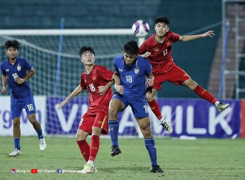 U17 Việt Nam được AFC vinh danh là đội bóng có hàng thủ tốt nhất tại Vòng loại U17 châu Á 2023. Ảnh: VFF