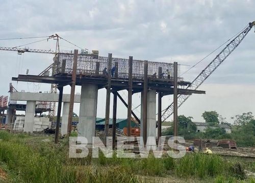 Sau khi vốn VGF và vốn tín dụng được giải ngân, dự án cao tốc Diễn Châu - Bãi Vọt được kỳ vọng sẽ đẩy mạnh thi công. Ảnh:: CTV/BNEWS/TTXVN