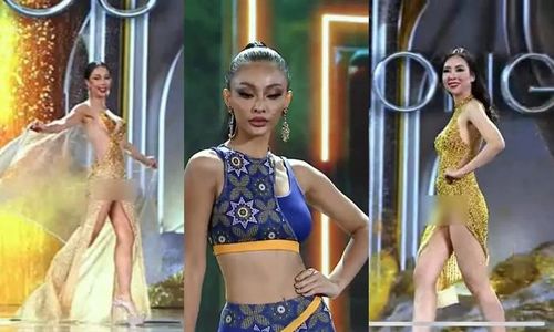 Kỹ thuật quay còn nhiều hạn chế, thiếu đi tính thẩm mỹ. (Ảnh: Miss Grand International)