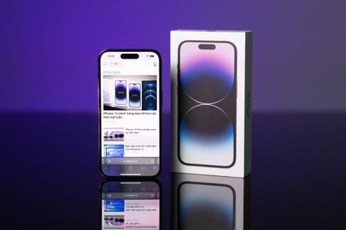  Doanh thu iPhone 14 góp phần lớn vào sự tăng trưởng của Apple trong quý III/2022. Ảnh: Phương Lâm. 
