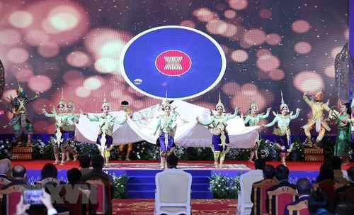 Lễ khai mạc Hội nghị cấp cao ASEAN lần thứ 40 và 41. (Ảnh: Dương Giang/TTXVN)