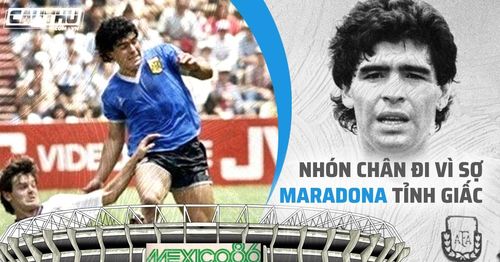 Nhón chân đi vì sợ Maradona tỉnh giấc