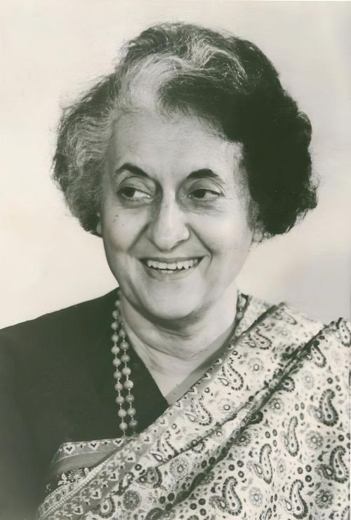 Bà Indira Gandhi vào năm 1983
