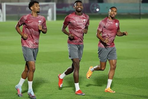 Đội chủ nhà Qatar đã sẵn sàng cho trận khai mạc. Ảnh FIFA.