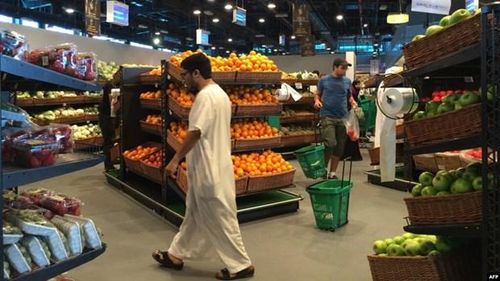 Một siêu thị tại Doha, Qatar. (Nguồn: AFP)