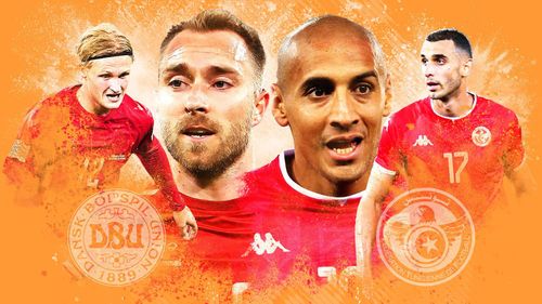Eriksen là tâm điểm trận Đan Mạch đấu Tunisia