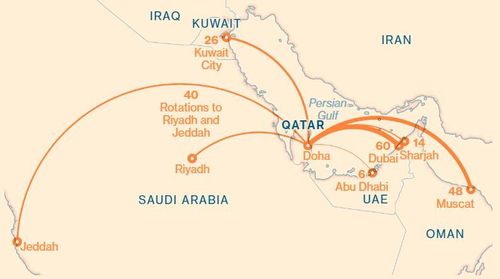 Số lượng chuyến bay trong ngày mà Qatar mở ra để hỗ trợ người hâm mộ.