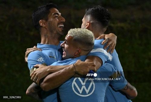 Các cầu thủ Uruguayvddax sẵn sàng gặp tuyển Hàn Quốc. Ảnh: AFP