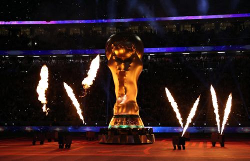  Lễ khai mạc World Cup vào tối 20/10. Ảnh: Reuters. 