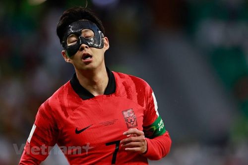  Son Heung-min và các đồng đội đã không thể có màn lội ngược dòng ngoạn mục trước Ghana. (Ảnh: Hải An/Vietnam+) 