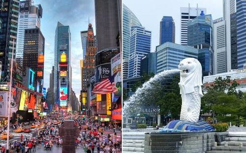 New York và Singapore là hai thành phố có chi phí sinh hoạt đắt đỏ nhất thế giới năm 2022. Ảnh: FMT.