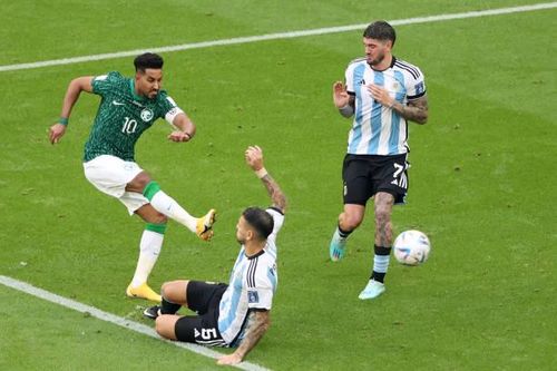Ả Rập Xê Út hạ Argentina của Lionel Messi trong trận ra quân là điều ít người ngờ tới. Ảnh: Sohu