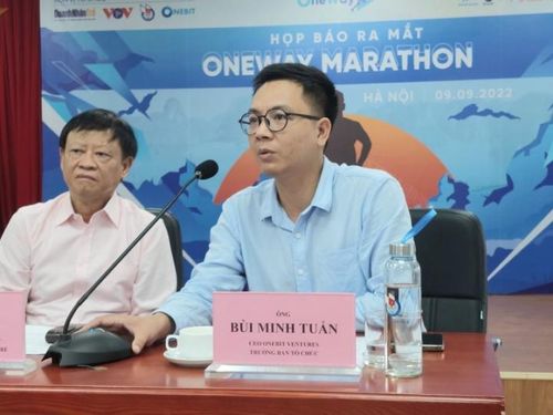 Ông Bùi Minh Tuấn - trưởng ban tổ chức OneWay Marathon Cát Bà 2022.