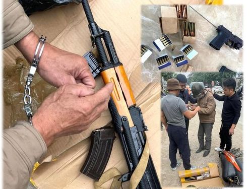 Cơ quan Công an bắt giữ đối tượng khi đang vận chuyển vũ khí quân dụng trái phép