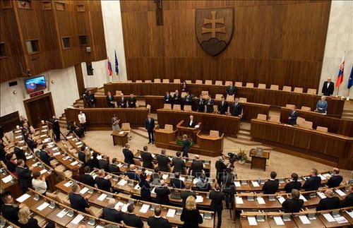 Toàn cảnh một phiên họp Quốc hội Slovakia tại Bratislava. Ảnh tư liệu: AFP/TTXVN
