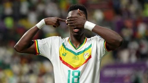 Bàn thắng đầu tiên của Ismailia Sarr tại một kỳ World Cup (Ảnh: FIFA World Cup)