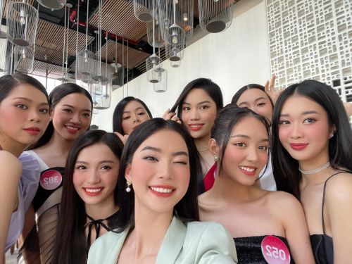 Hoàng Hương Giang hạnh phúc khi được nhiều người yêu thương. Ảnh: FBNV.