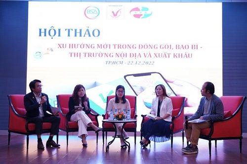 Các chuyên gia thảo luận về xu thế bền vững trong bao bì.