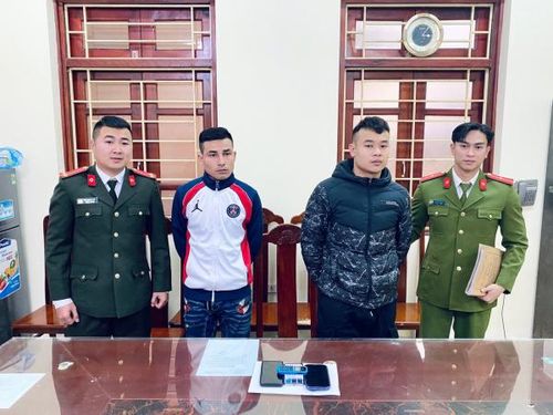 Hai đối tượng bị bắt giữ.