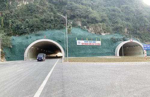 Công trình hầm Tam Điệp đã cơ bản hoàn thành.
