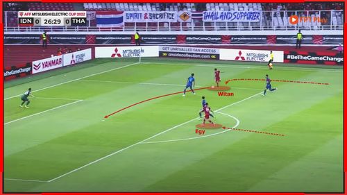  Cơ hội được tạo ra bởi Witan và Egy trong hiệp 1. 