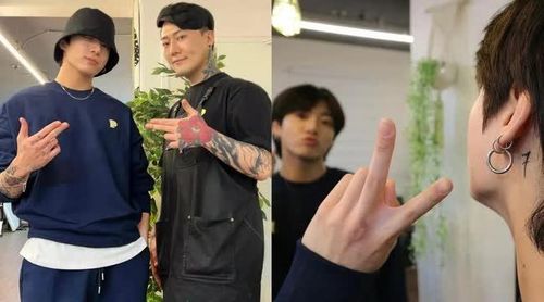 Nghệ sĩ xăm hình PolyC rất thân thiết với em út Jungkook