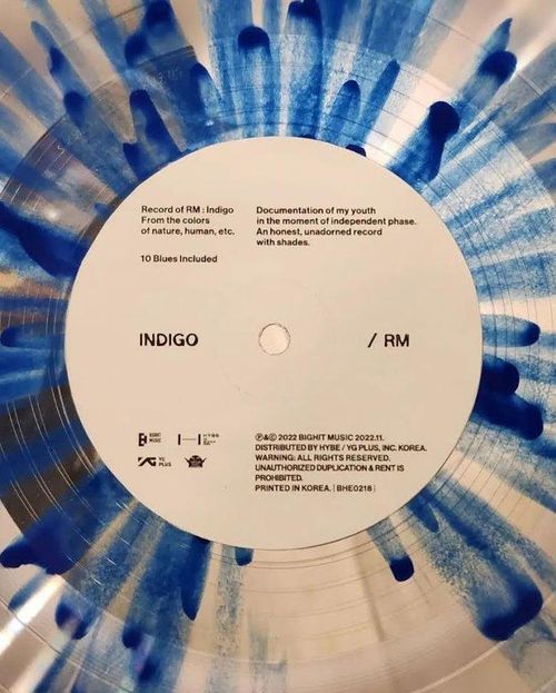 Album Indigo sắp ra mắt phiên bản đĩa nhựa