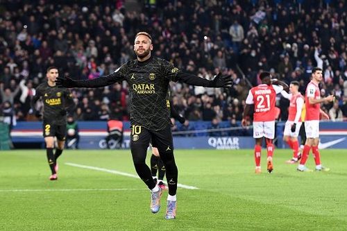  Neymar ghi bàn đầu tiên tại Ligue 1 kể từ tháng 11/2022. 