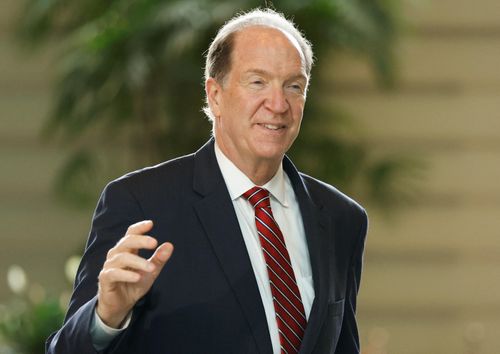 Chủ tịch Ngân hàng Thế giới David Malpass ngày 15/2 vừa thông báo sẽ từ chức sớm. Ảnh: Reuters.